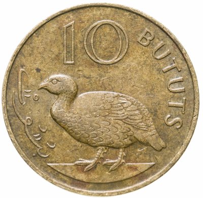 купить Гамбия 10 бутутов (bututs) 1971