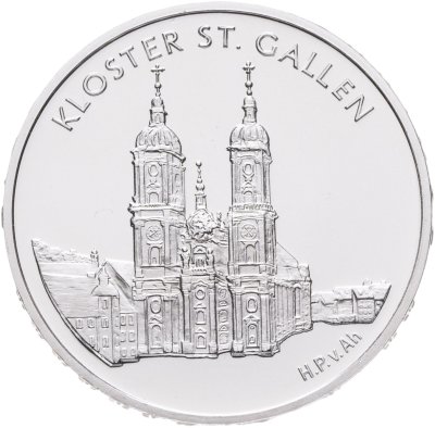 купить Швейцария 20 франков 2002 "Монастырь Святого Галла" в капсуле