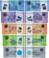 купить Никарагуа набор из 5 банкнот 5, 10, 20, 50, 100 кордоб 2014 - 2020 года