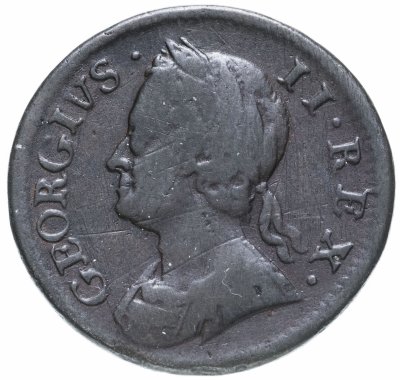 купить Великобритания 1 фартинг 1754