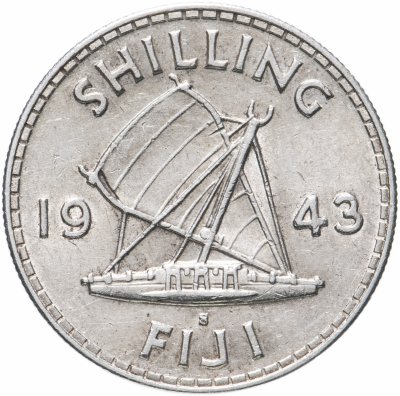 купить Фиджи 1 шиллинг (shilling) 1943
