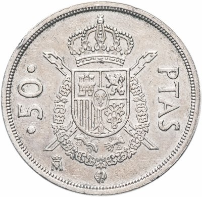 купить Испания 50 песет (pesetas) 1982-1984, случайная дата