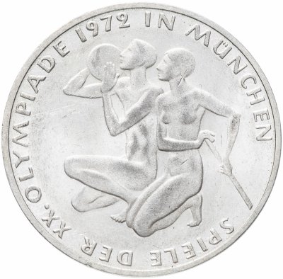 купить Германия, ФРГ 10 марок 1972 "Олимпиада в Мюнхене - Спортсмены"