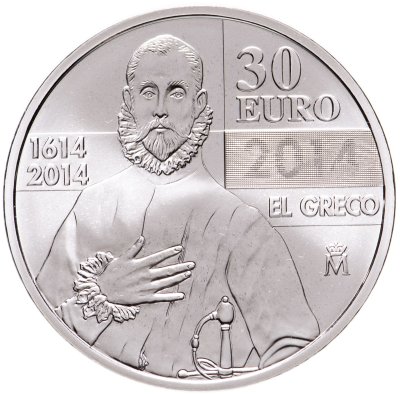 купить Испания 30 евро 2012 "400 лет со дня смерти Эль Греко"