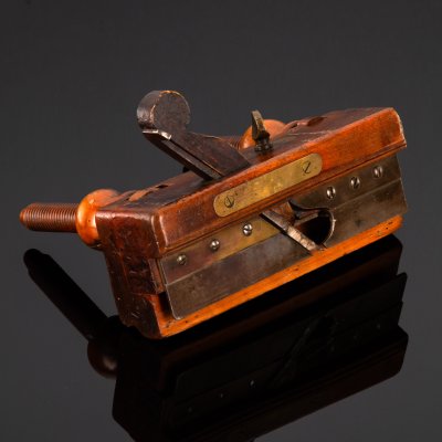 купить Рубанок для снятия фаски, дерево, латунь, сталь, Западная Европа, 1890-1920 гг.