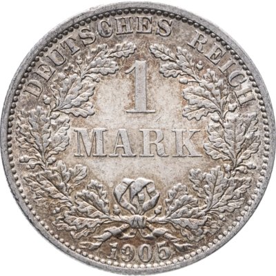 купить Германия 1 марка 1905 Знак монетного двора: "A" - Берлин
