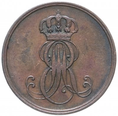 купить Германия, Королевство Ганновер 2 пфеннига 1849 В