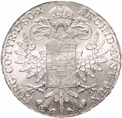 купить 1 талер (thaler) 1780 талер Марии Терезии рестрайк (новодел)