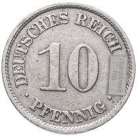 купить Германия 10 пфеннигов 1890-1916