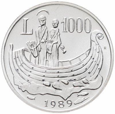 купить Сан-Марино 1000 лир (lire) 1989 Шестнадцать веков истории