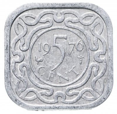купить Суринам 5 центов (cents) 1976