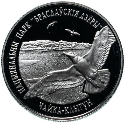 купить Беларусь 1 рубль 2003 Браславские озера - Чайка серебристая