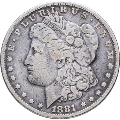 купить США 1 доллар (dollar) 1881 Доллар Моргана Без отметки монетного двора