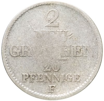купить Германия, Саксония 2 новых гроша 1851