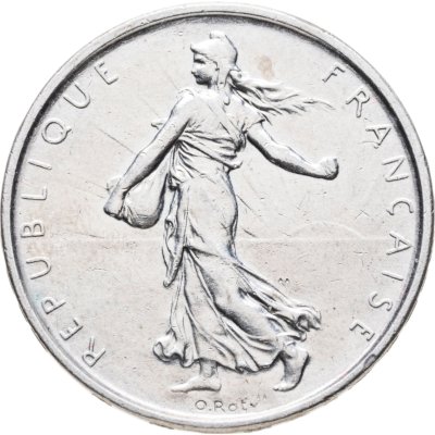купить Франция 5 франков (francs) 1962