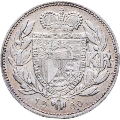 купить Лихтенштейн 1 крона (crown) 1900