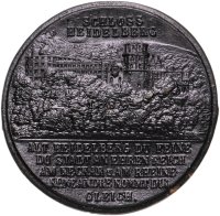 купить Германия, Медаль Замок Гейдельберг черный