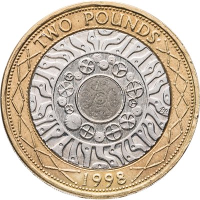 купить Великобритания 2 фунта (pounds) 1998