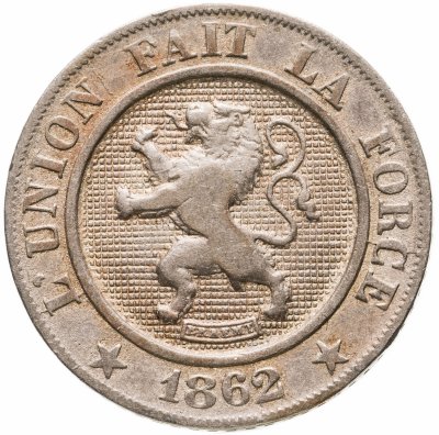 купить Бельгия 10 сантимов (centimes) 1862