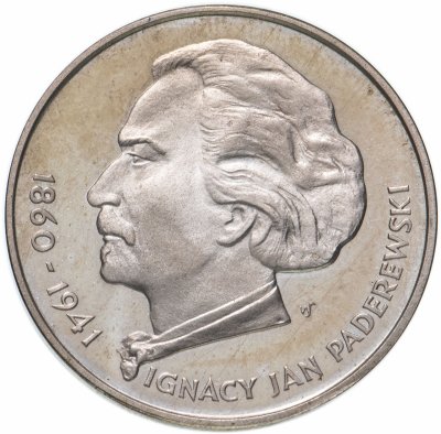 купить Польша 100 злотых (zlotych) 1975 года "115 лет со дня рождения Игнация Яна Падеревского"