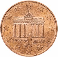 купить Жетон Германия 1 1/2 евро (euro) "Европейская неделя с 3 по 11 мая 1997 в Берлине" 1997