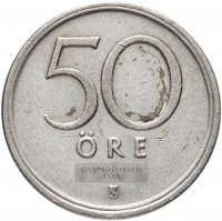 Купить Швеция 50 эре (ore) 1943-1950, случайная дата