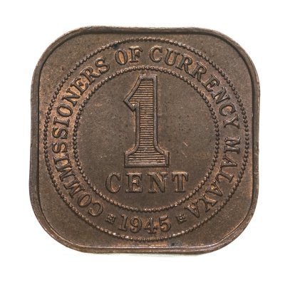купить Малайя 1 цент (cent) 1945