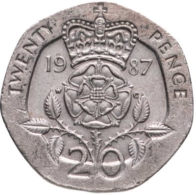 купить Великобритания 20 пенсов (pence) 1985-1997, случайный год
