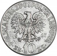 купить Польша 10 злотых 1967
