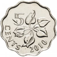 купить Свазиленд 5 центов 2010