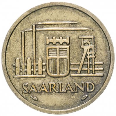 купить Саар 20 франков (francs) 1954
