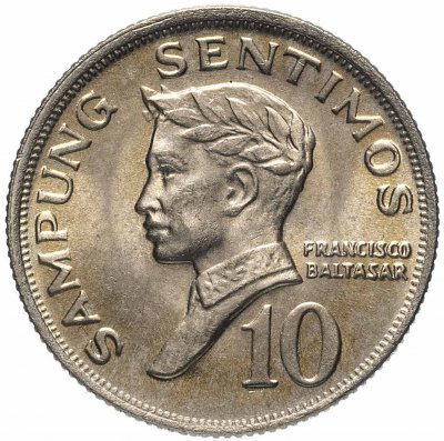 купить Филиппины 10 сентимо (centimos) 1968