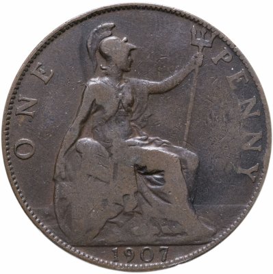 купить Великобритания 1 пенни (penny) 1907