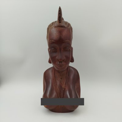 купить Бюст "Африканская красавица", дерево, резьба, Африка, 1970-2000 гг.