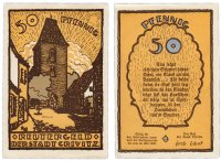 купить Германия (Мекленбург-Шверрин: Кривиц) 50 пфеннигов 1921 (247.2/B1)