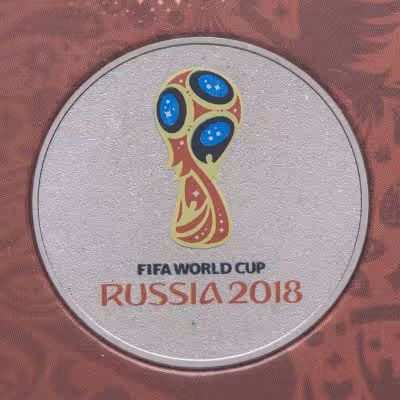купить 25 рублей 2018 ММД Чемпионат мира по футболу 2018 в России выпуск 2016, логотип (эмблема) в специальном исполнении