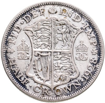 купить Великобритания 1/2 кроны (crown) 1928