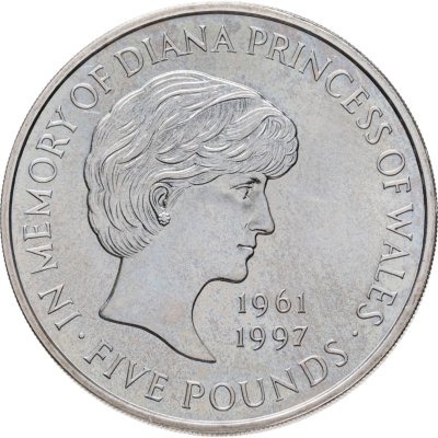 купить Великобритания 5 фунтов (pounds) 1999 Принцесса Диана