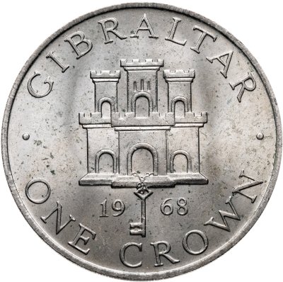 купить Гибралтар 1 крона (crown) 1968