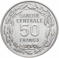 Купить Камерун 50 франков (francs) 1960 пробник ESSAI