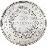 купить Франция 50 франков (francs) 1977