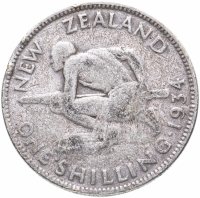 купить Новая Зеландия 1 шиллинг (shilling) 1934