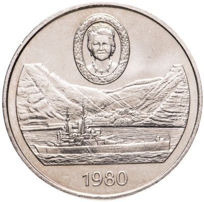 купить Остров Святой Елены 25 пенсов (pence) 1980 "80 лет со дня рождения Королевы Матери"