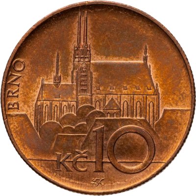 купить Чехия 10 крон 2010