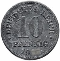Купить Германия 10 пфеннигов (pfennig) 1917-1922