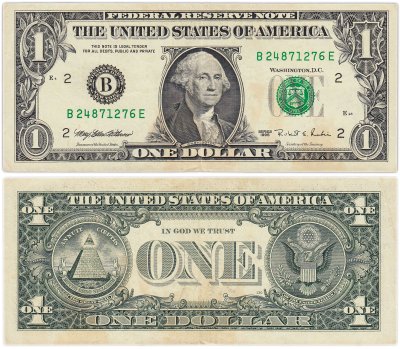 купить США 1 доллар 1995 (Pick 496a) B-Нью Йорк