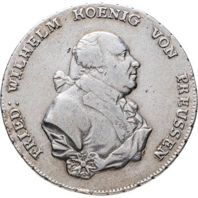 купить Королевство Пруссия, Фридрих Вильгельм II 1 талер 1796, знак монетного двора "А" - Берлин