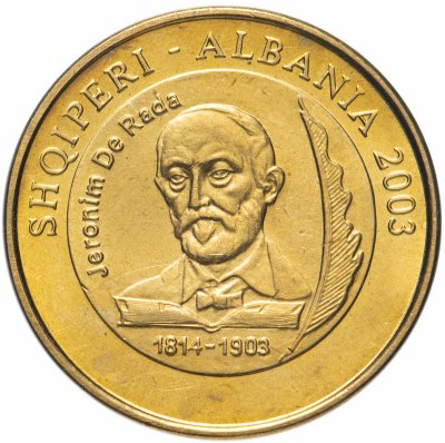 купить Албания 50 леков (leke) 2003 "100 лет со дня смерти Иеронима де Рады"