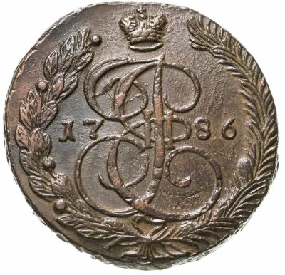 купить 5 копеек 1786 ЕМ