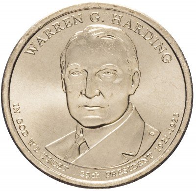 купить США 1 доллар 2014 D "29-й президент США - Уоррен Гардинг"